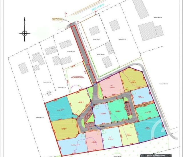 terrain à vendre - 865.0 m2 - STE LIVRADE SUR LOT - 47 - AQUITAINE - Century 21 Bastien Gonzalez
